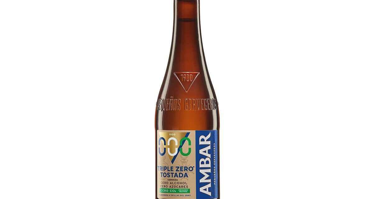 AMBAR saca al mercado su Triple Zero Tostada, la única cerveza tostada cero alcohol, cero azúcares y cero CO2