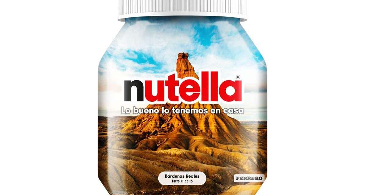Nutella se inspira en Bardenas Reales para sus icónicos tarros de edición limitada