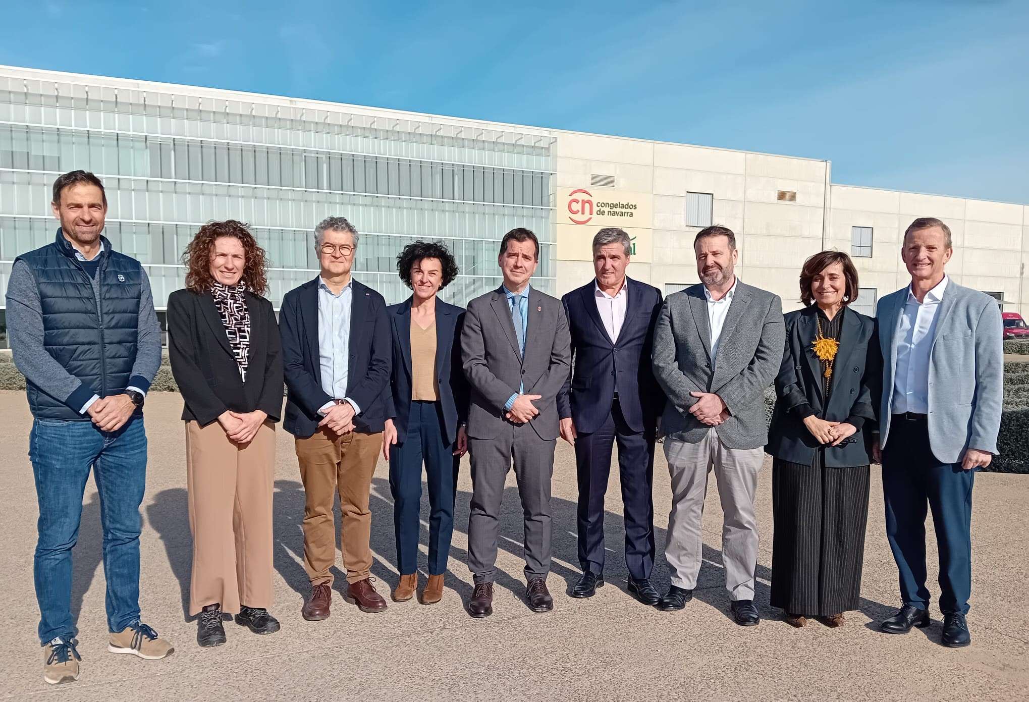 CONGELADOS DE NAVARRA recibe en sus instalaciones  la visita institucional del consejero Mikel Irujo para conocer el importante plan de inversión previsto en 2024
