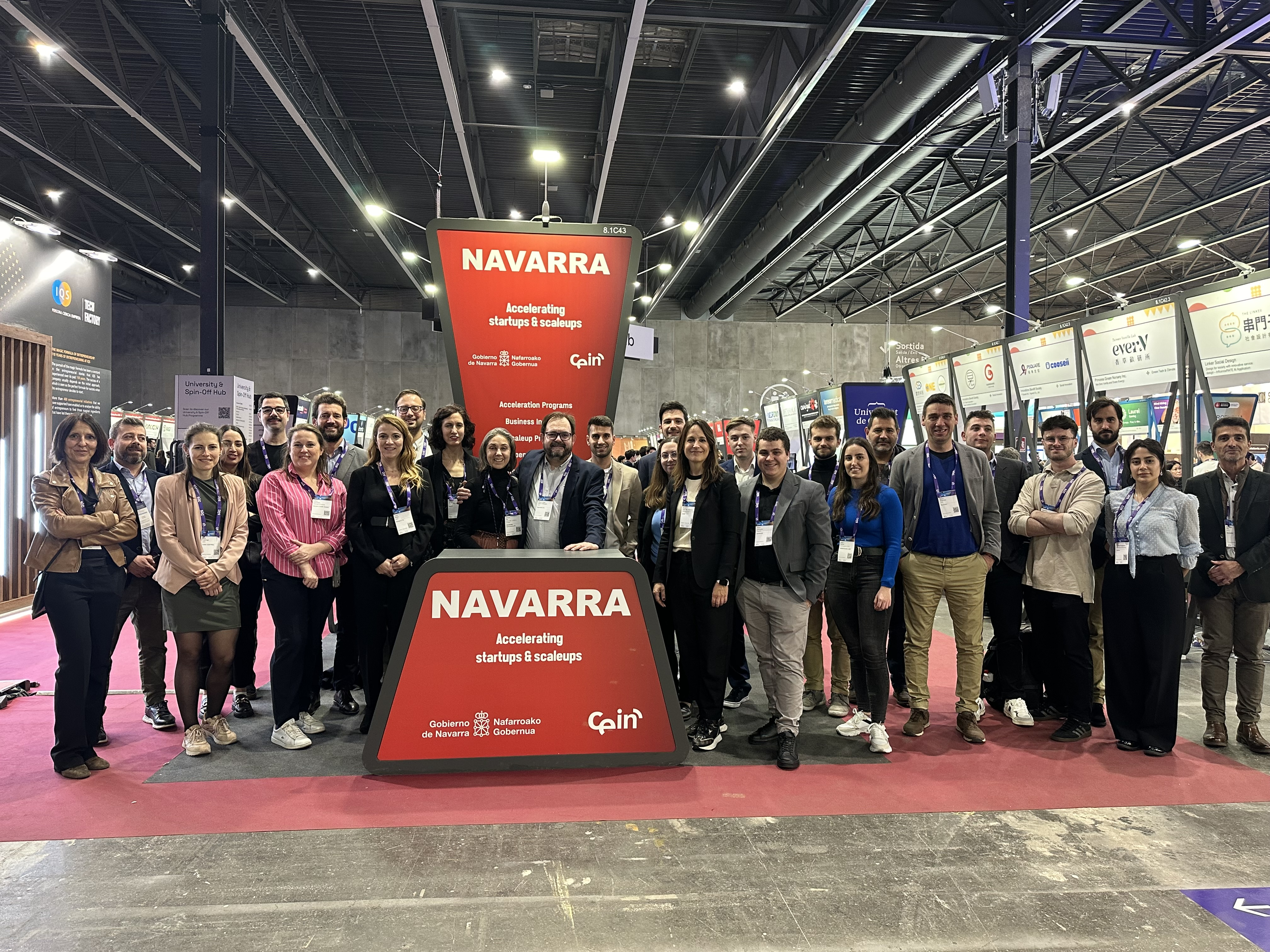 CEIN participa en el evento internacional ‘4YFN – 4 Years from Now’ junto con nueve startups navarras tecnológicas y digitales