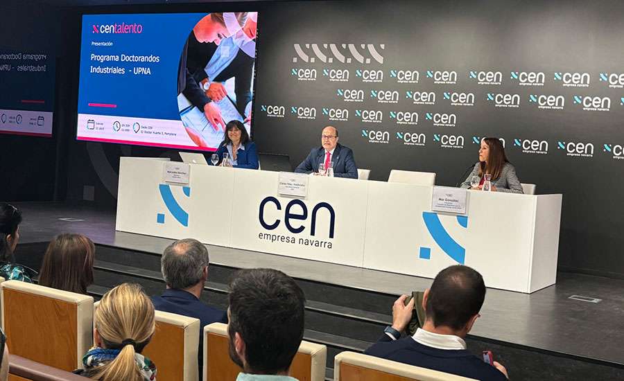 La UPNA participa en la sede de la CEN en la presentación del Programa de Doctorado Industrial al tejido empresarial navarro