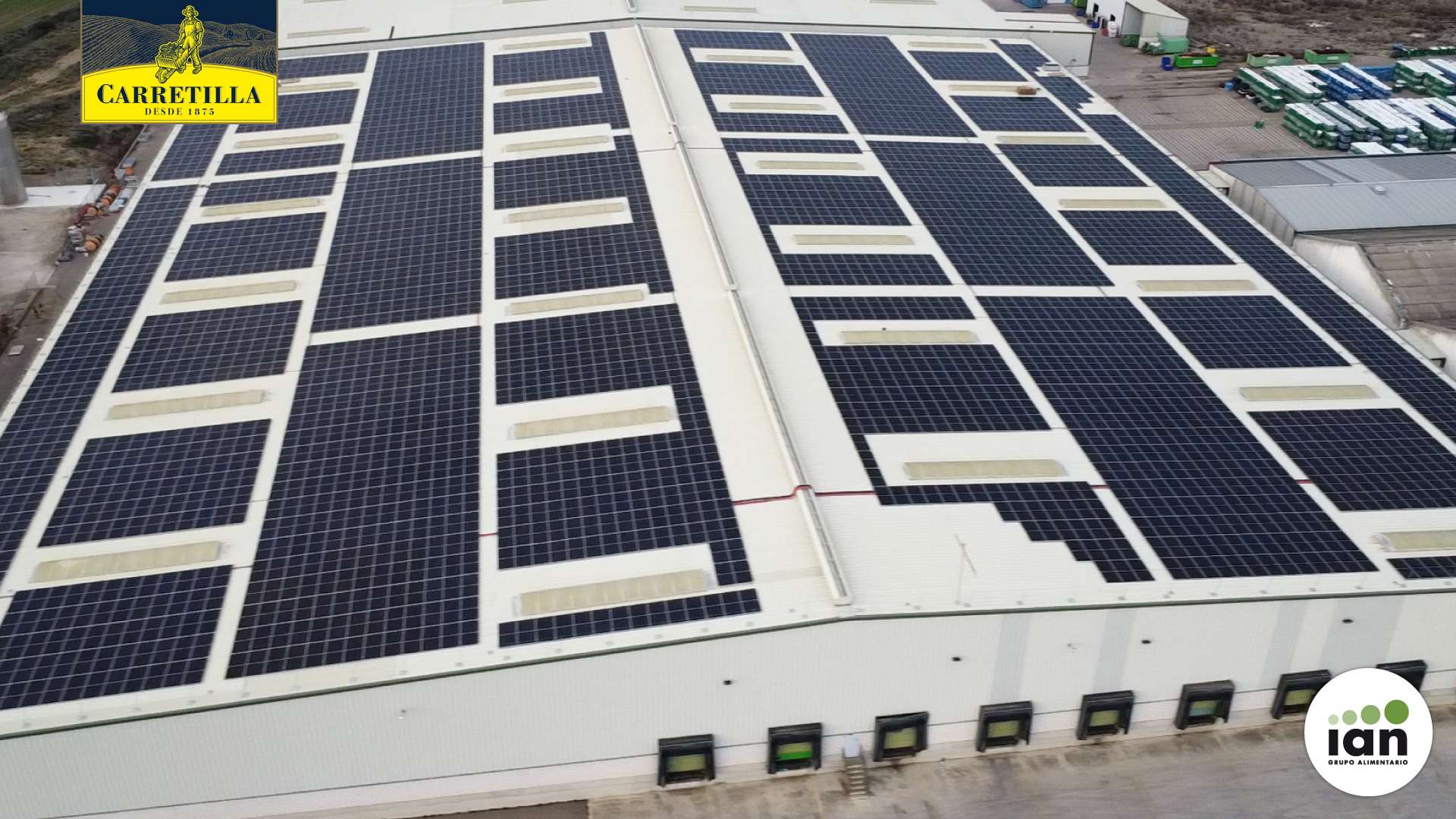 GRUPO IAN instala 3.907 paneles solares en sus plantas de Villafranca junto a QUANTICA RENOVABLES
