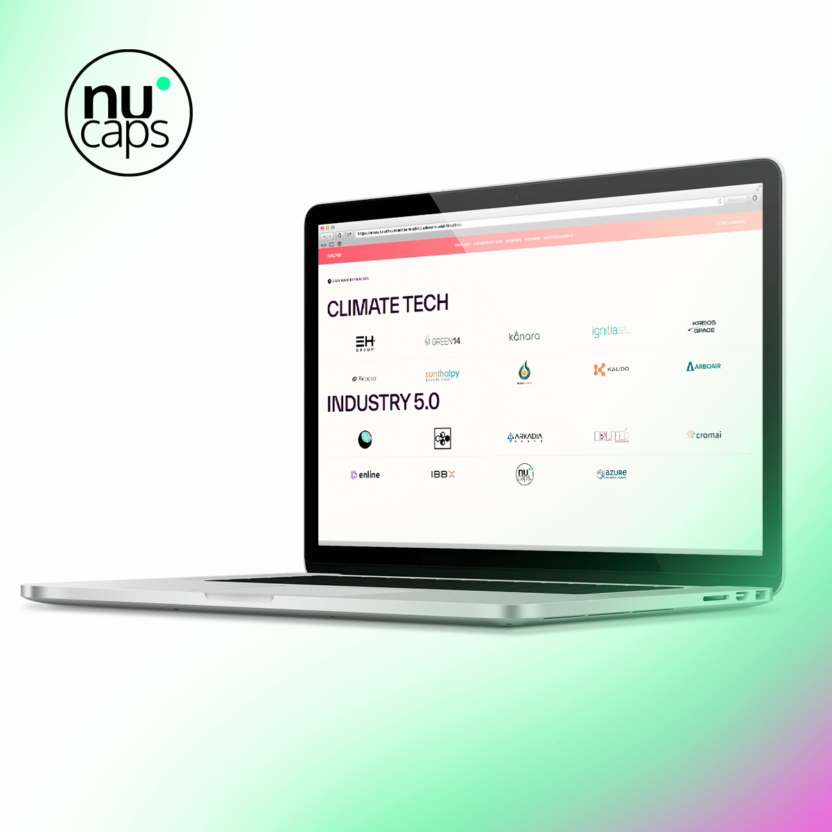 NUCAPS, entre las 100 startups finalistas de Southsummit Startup Competition Madrid 2024