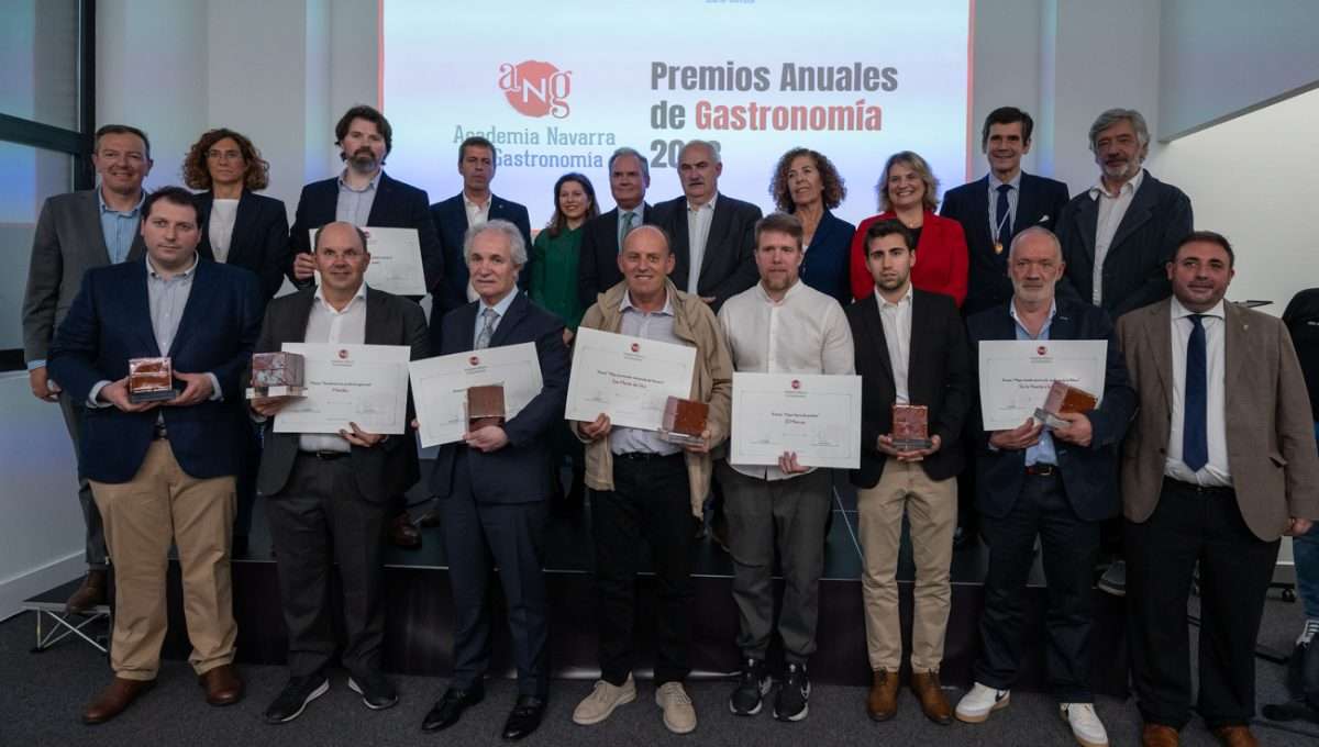 La Academia Navarra de Gastronomía premia a GELÉE 1660, MARTIKO y EL MERCAO