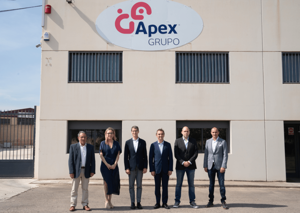 Visita del Presidente y la Consejera de Economía, Innovación, Empresa y Trabajo Autónomo del Gobierno de La Rioja a GRUPO APEX