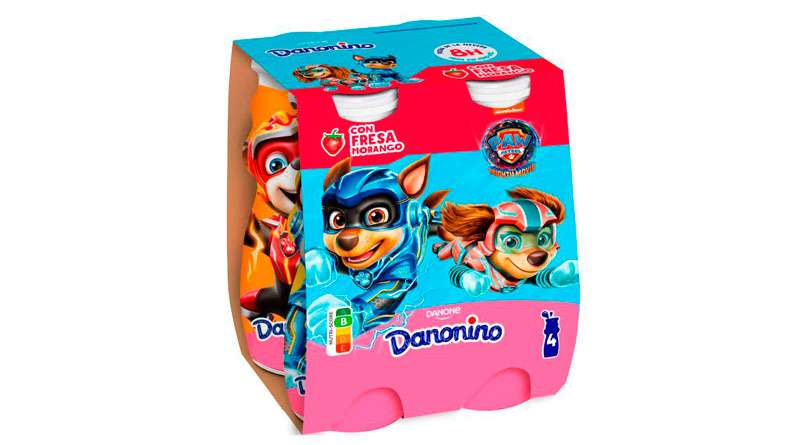 DANONE retira Nutri-Score de sus yogures para beber y bebidas vegetales