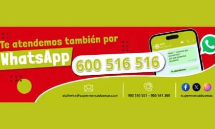 Supermercados Mas estrena un nuevo servicio de atención al cliente por WhatsApp